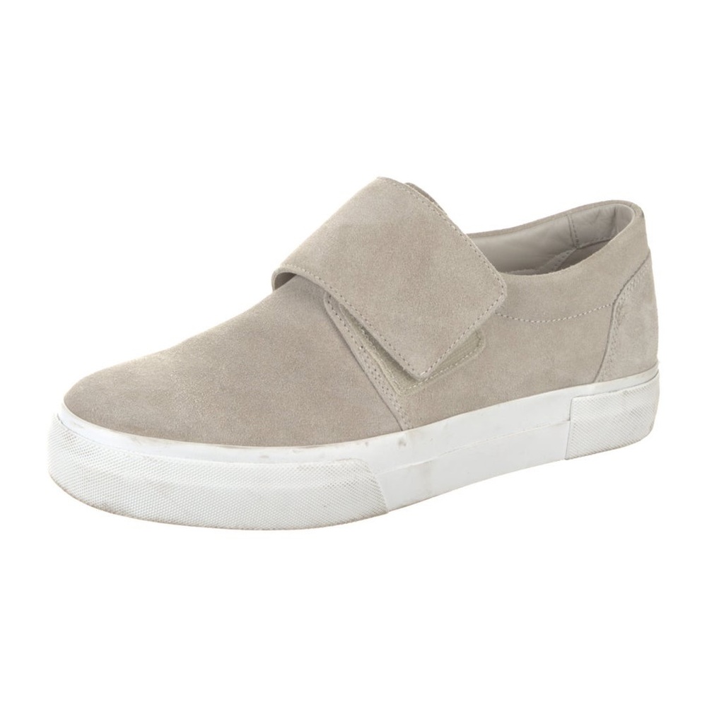 Vince Grey Suede Slip On Sneakers 7